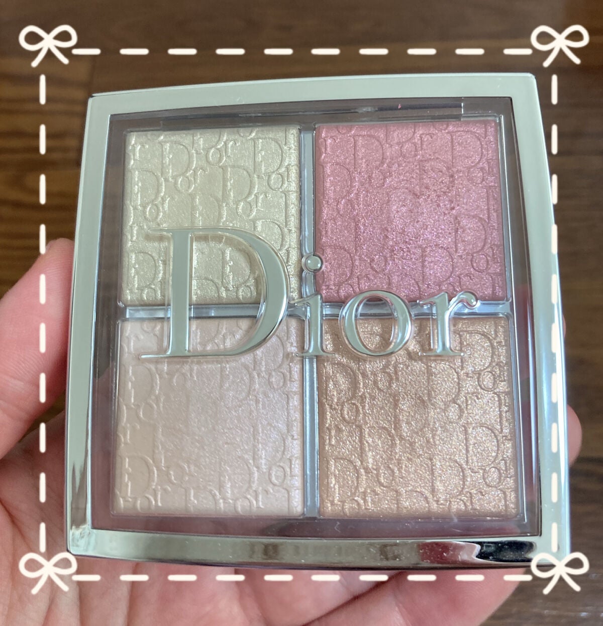 ディオール バックステージ フェイス グロウ パレット/Dior/ハイライトを使ったクチコミ(1枚目)