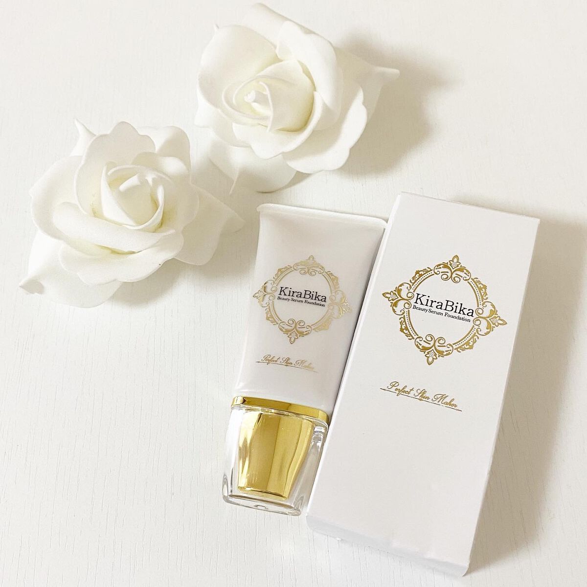 きらびか ビューティーセラムファンデーション/KiraBika/リキッドファンデーションを使ったクチコミ(1枚目)