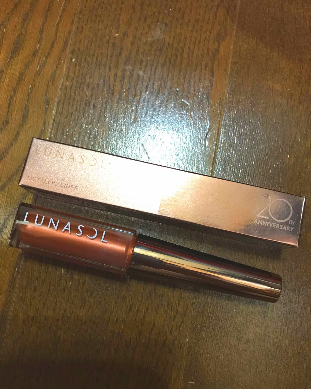 メタリックライナー/LUNASOL/リキッドアイライナーを使ったクチコミ(1枚目)