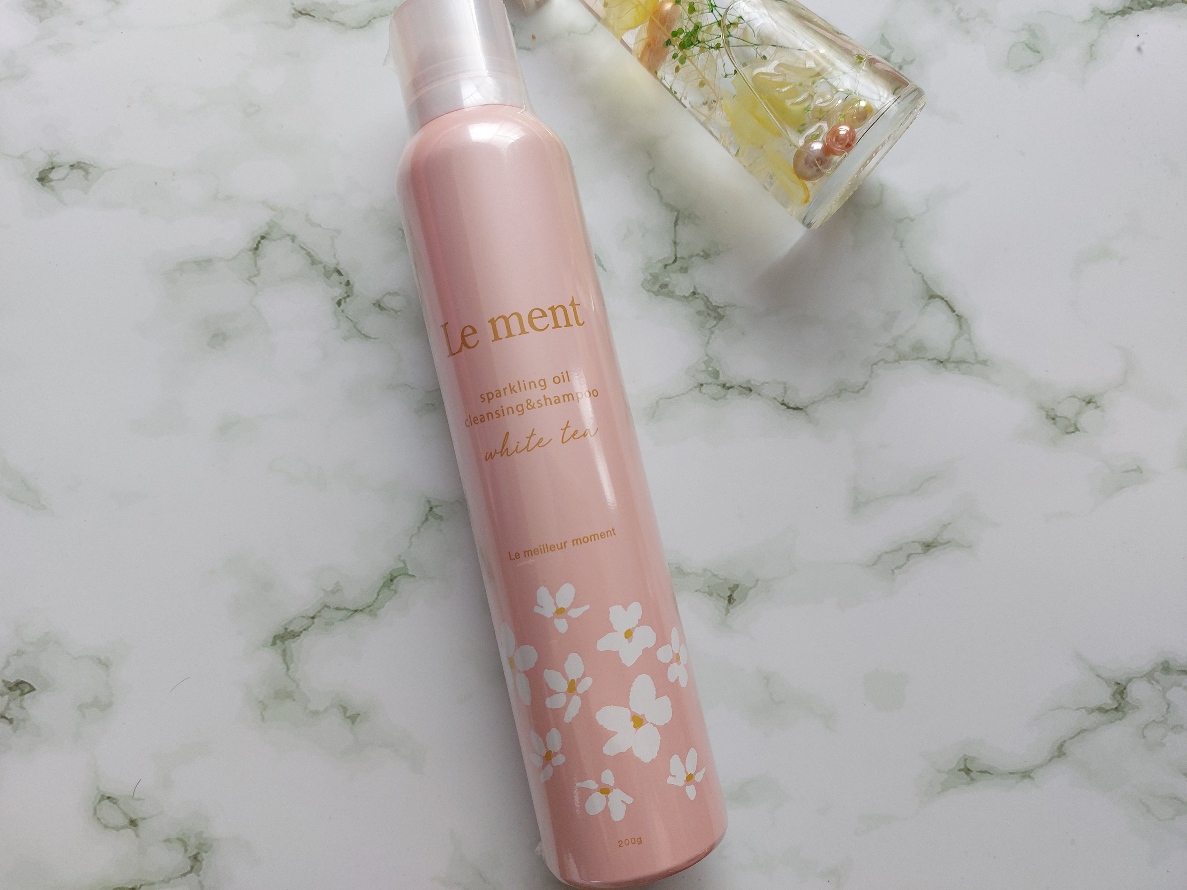 ルメント　スパークリングオイル　クレンジング&シャンプー　ホワイトティー/Le ment/市販シャンプーを使ったクチコミ（1枚目）