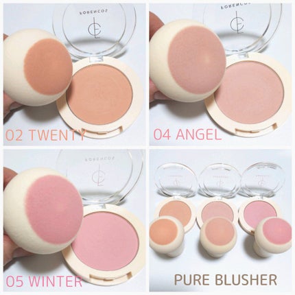 ピュアブラッシャー パフ付き/フォレンコス/パウダーチークを使ったクチコミ(4枚目)