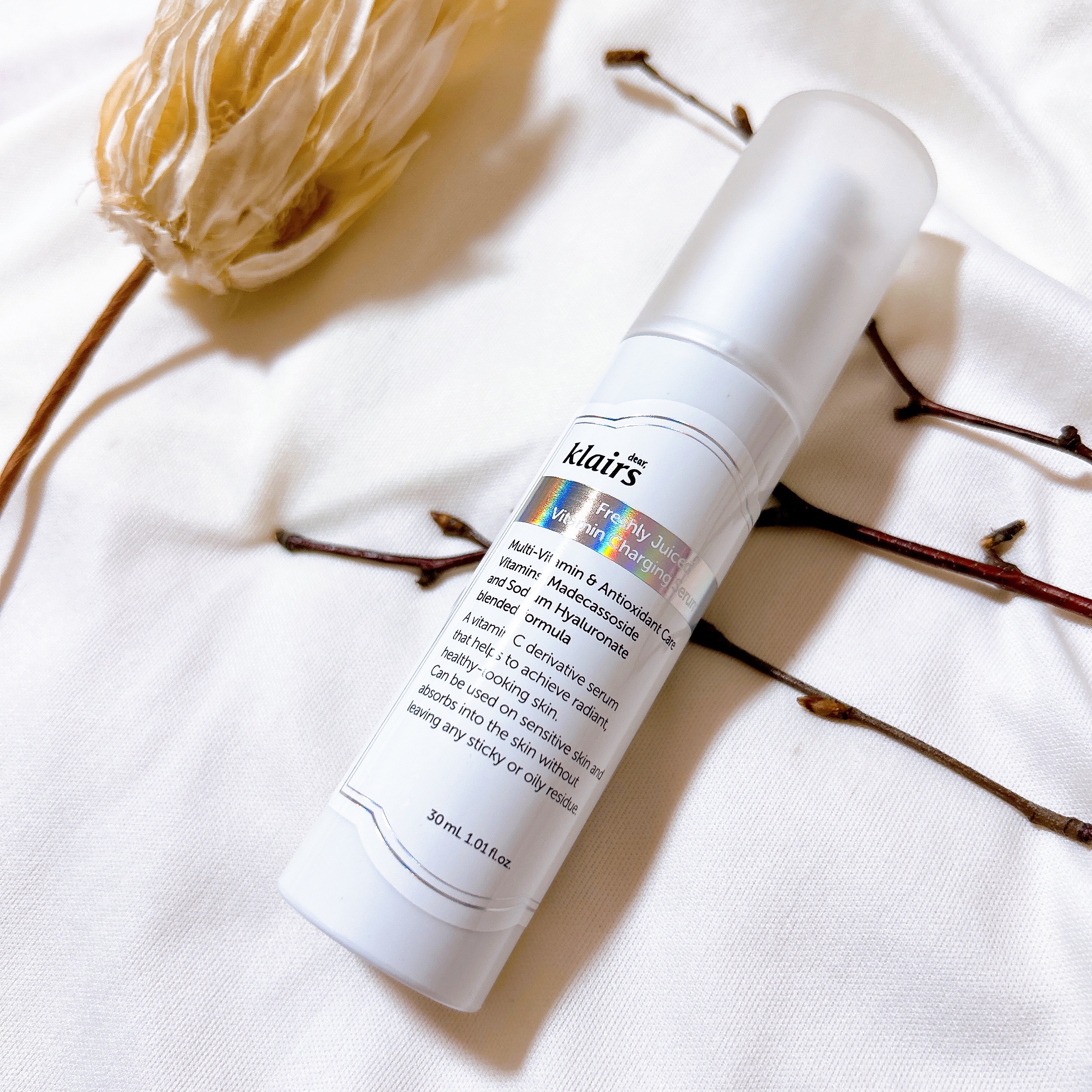 フレッシュリージュースドビタミンチャージングセラム(30ml)/Klairs/美容液を使ったクチコミ（3枚目）