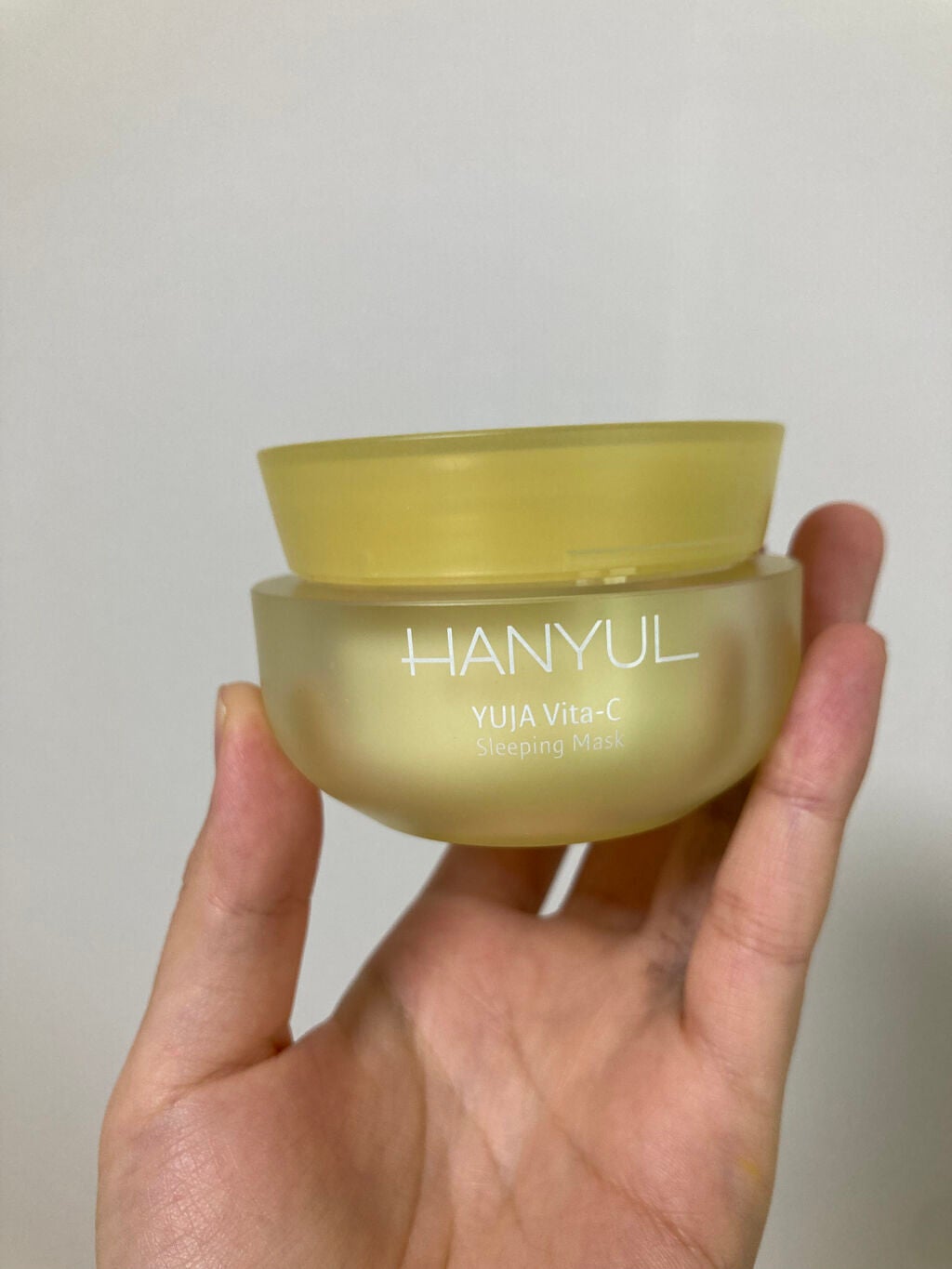月光ゆず睡眠パック(旧バージョン)/HANYUL(ハンユル)/フェイスクリームを使ったクチコミ(3枚目)