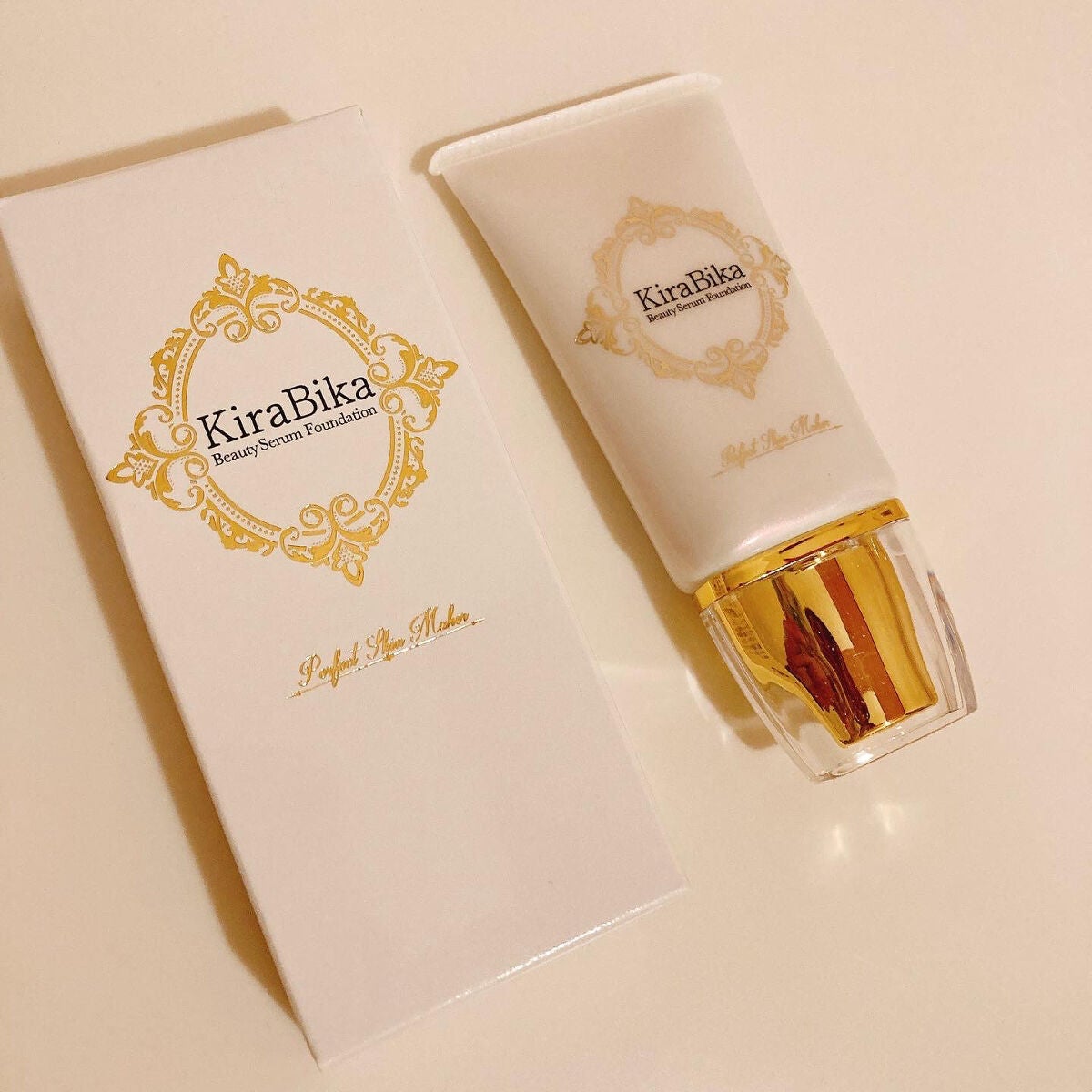 きらびか ビューティーセラムファンデーション/KiraBika/リキッドファンデーションを使ったクチコミ(1枚目)