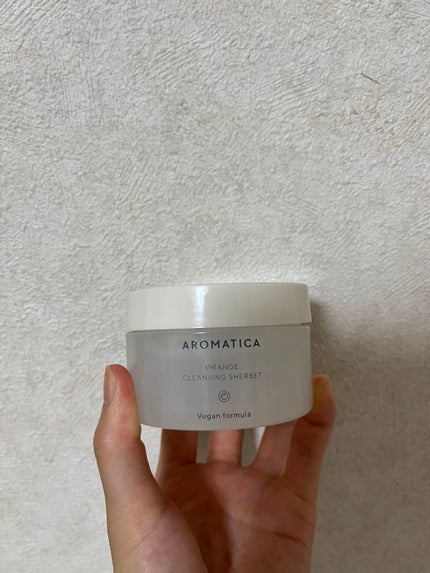オレンジクレンジングシャーベット/AROMATICA/クレンジングバームを使ったクチコミ(1枚目)