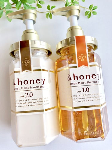 ディープモイスト シャンプー1.0／ヘアトリートメント2.0/&honey/シャンプー・コンディショナーを使ったクチコミ（2枚目）