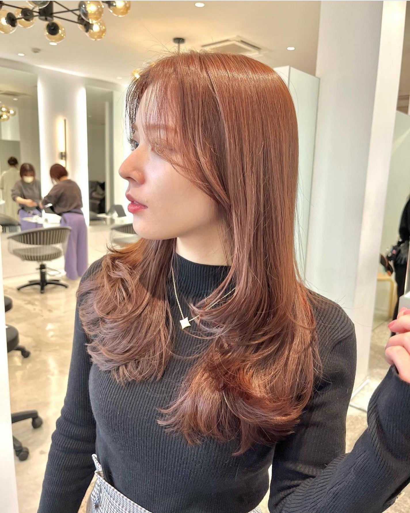 HARUNA on LIPS 「.レイヤーを普段より高めに設定🌟.自分でスタイリングしやすいカ..」(2枚目)