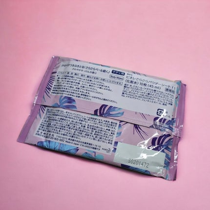 さらさらパウダーシート さわやかせっけんの香り/ビオレ/ボディシートを使ったクチコミ(1枚目)