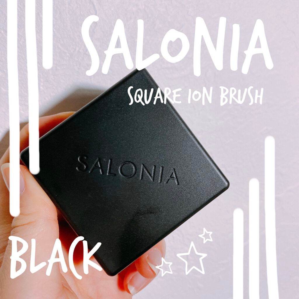 スクエアイオンブラシ/SALONIA/ヘアブラシを使ったクチコミ(1枚目)