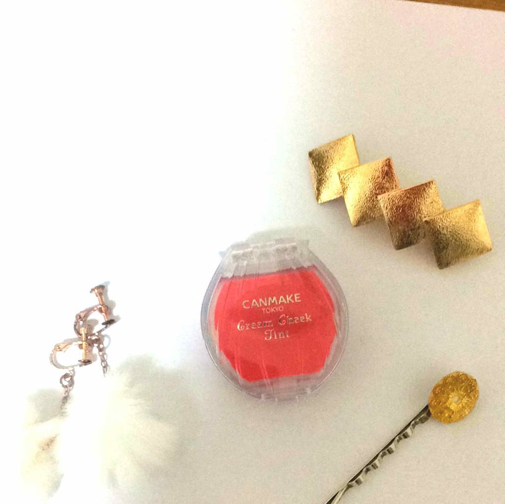 クリームチーク ティント/キャンメイク/ジェル・クリームチークを使ったクチコミ(1枚目)