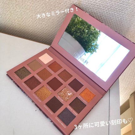 GO TRAVEL 15色アイシャドウパレット/FOCALLURE/アイシャドウパレットを使ったクチコミ(3枚目)