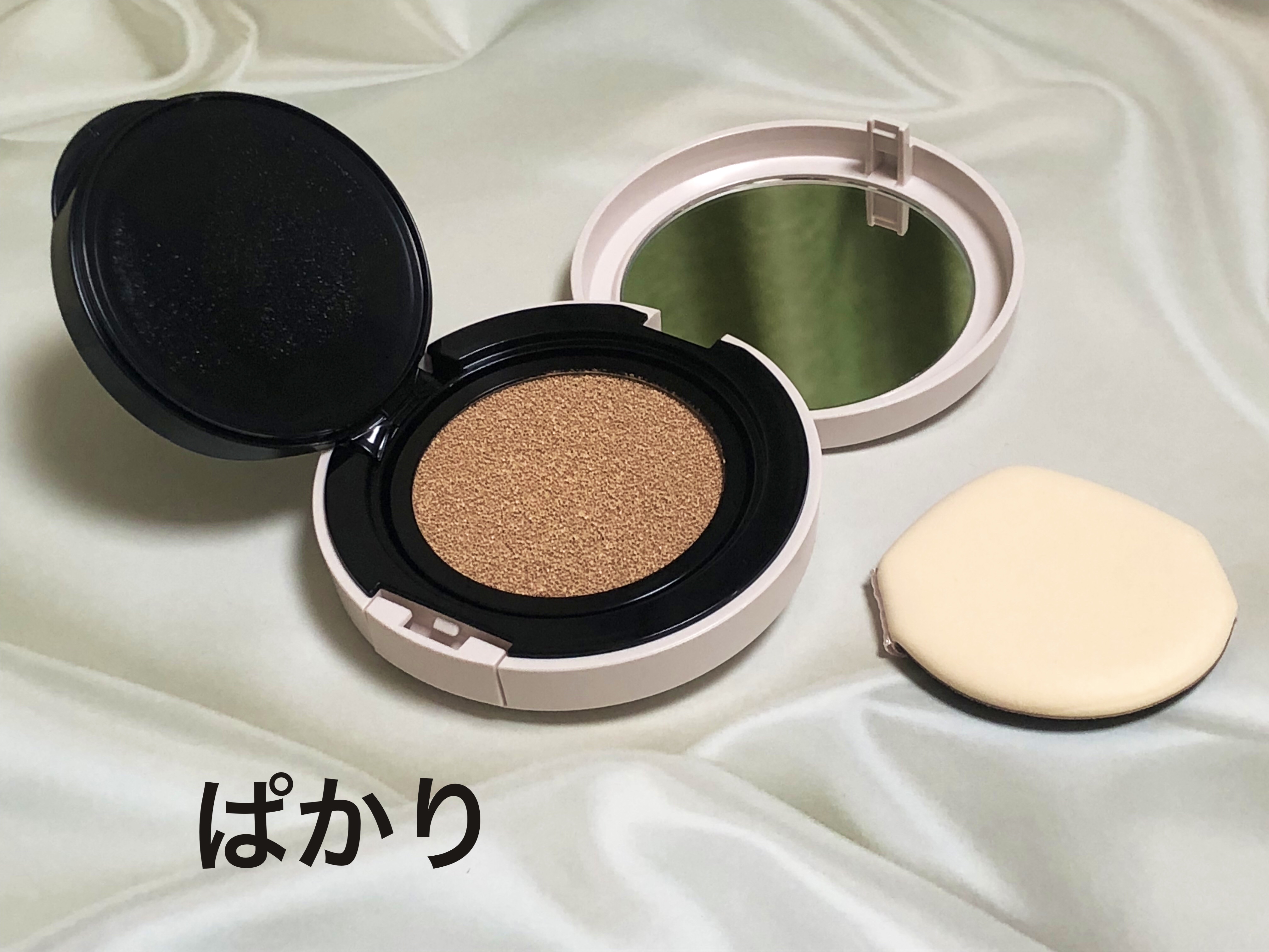 シフォンフィットクッションファンデーション/CEZANNE/クッションファンデーションを使ったクチコミ（2枚目）