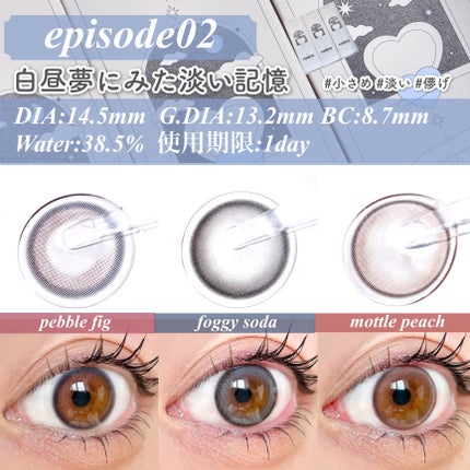 rom’u(ロミュ) 1day episode01/rom'u/ワンデー(1DAY)カラコンを使ったクチコミ(4枚目)