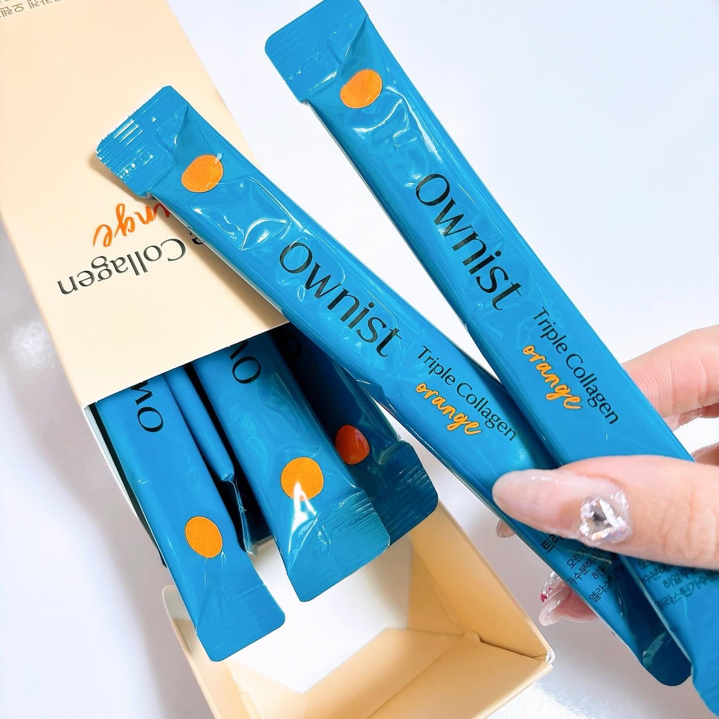 トリプルコラーゲン オレンジ/Ownist/美容サプリメントを使ったクチコミ(2枚目)
