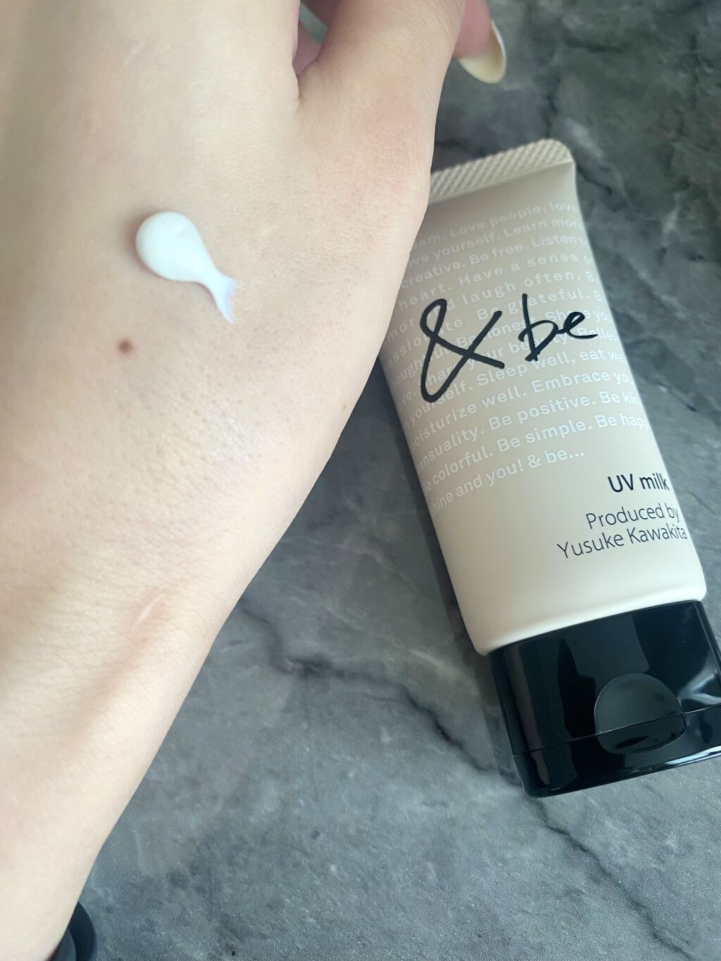 UVミルク/＆be/日焼け止め・UVケアを使ったクチコミ（2枚目）