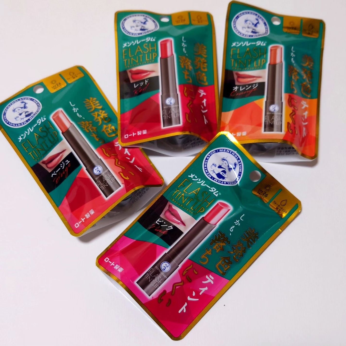 メンソレータム フラッシュティントリップ/メンソレータム/リップティントを使ったクチコミ(4枚目)