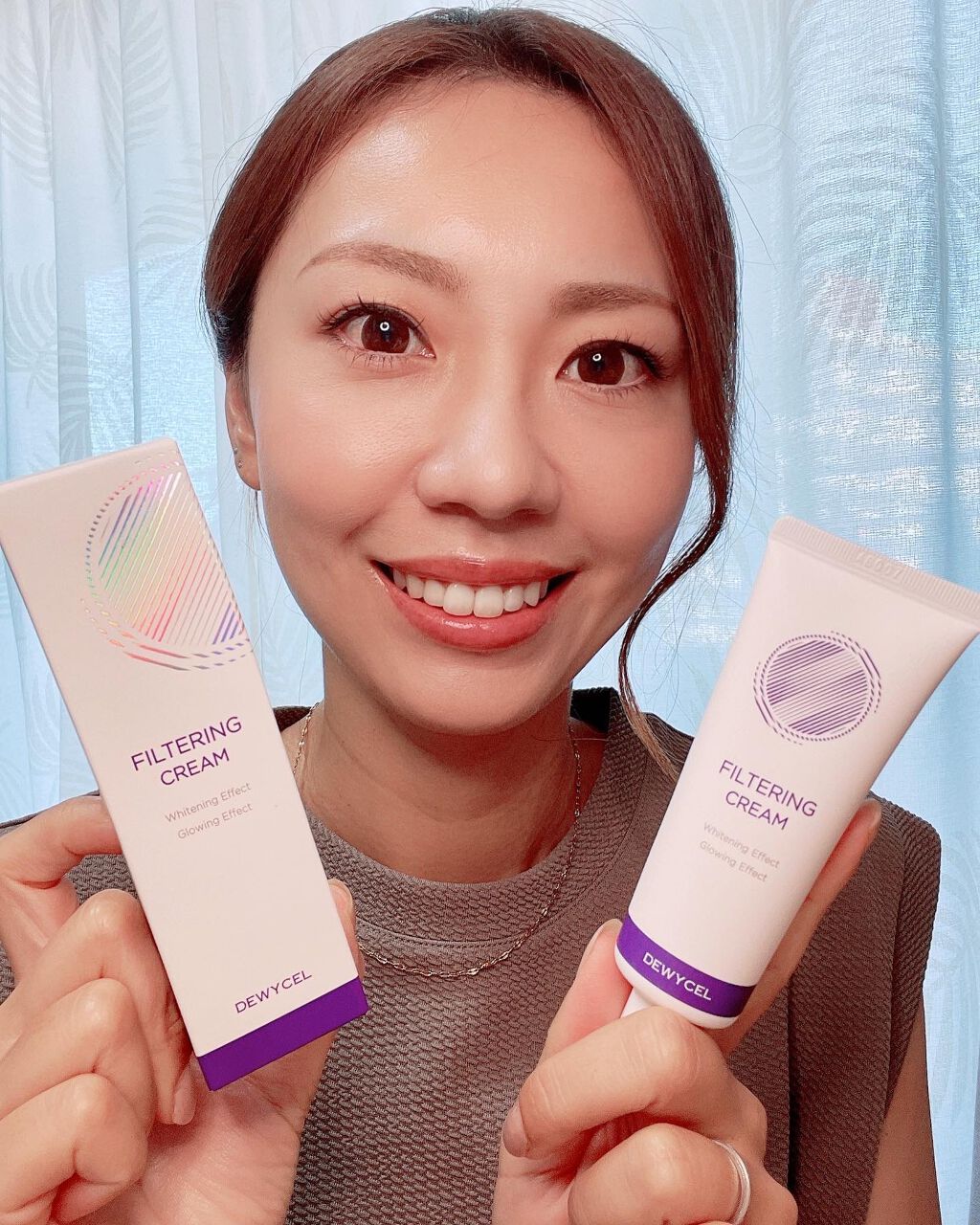 フィルタリングクリーム/DEWYCEL/日焼け止めクリームを使ったクチコミ(1枚目)
