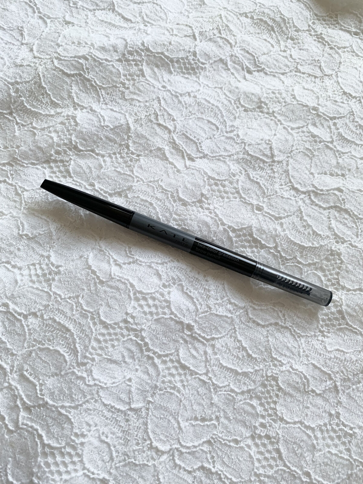 2カラーグラデーションブロウペンシル EX-1 ライトブラウン/KATE/アイブロウペンシルを使ったクチコミ（2枚目）