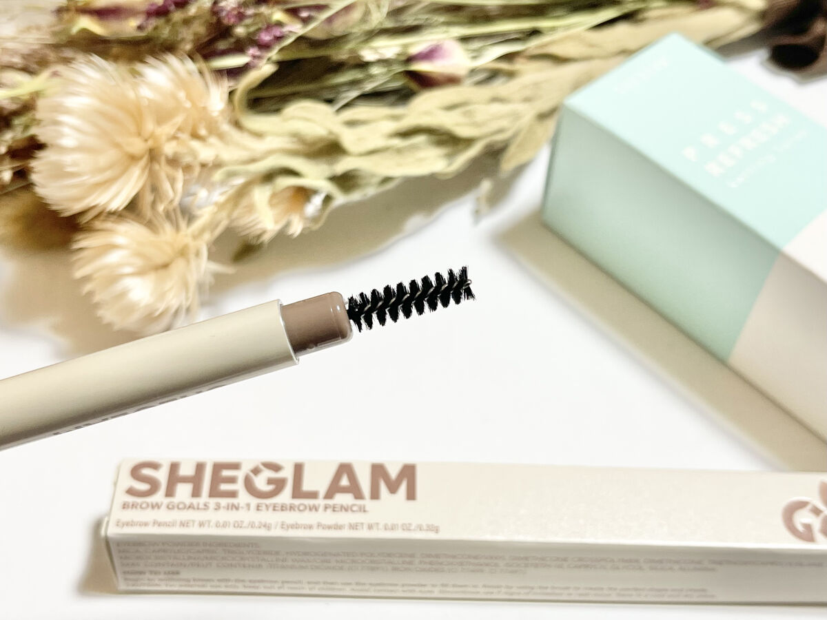 SHEGLAM Brow Goals 3-in-1 アイブロウペンシル Auburn/SHEGLAM/その他アイブロウを使ったクチコミ（3枚目）