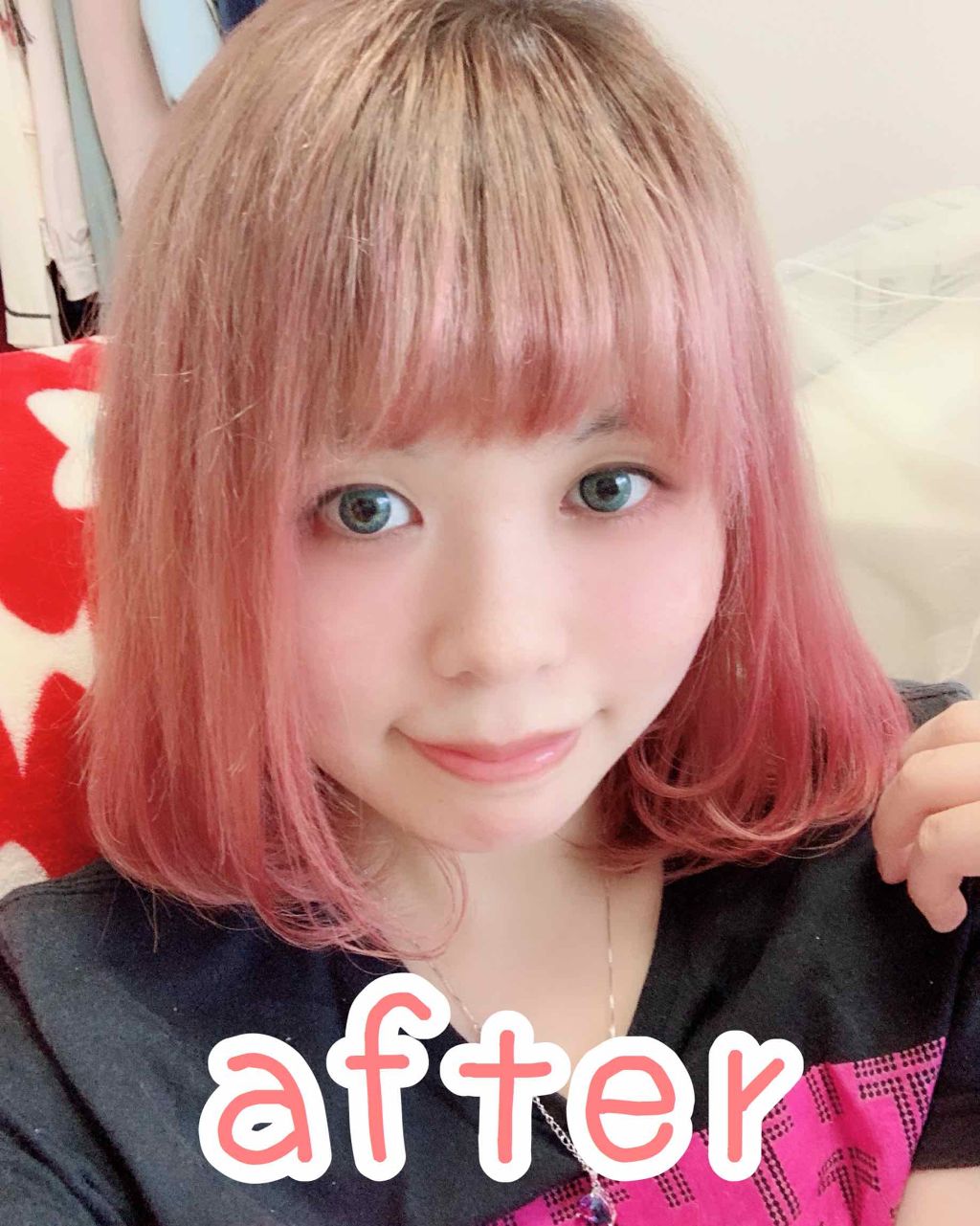 エンシェールズカラーバター チェリーピンク/エンシェールズ/ヘアカラーを使ったクチコミ（3枚目）