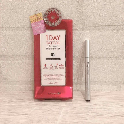 1DAY TATTOO プロキャスト ザ・アイライナー/K-パレット/リキッドアイライナーを使ったクチコミ(1枚目)
