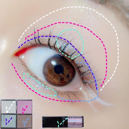 EYE OPENING LINER/UZU BY FLOWFUSHI/リキッドアイライナーを使ったクチコミ(2枚目)