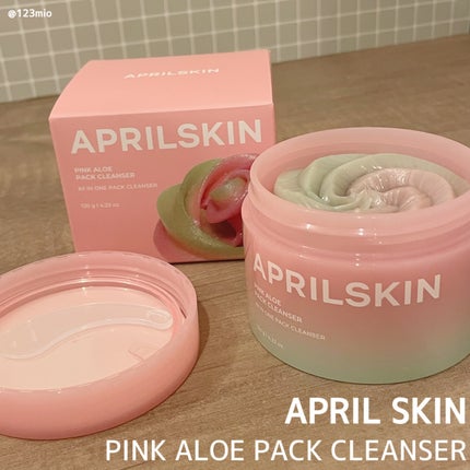 ピンクアロエメレンゲクレンザー/APRILSKIN/その他洗顔料を使ったクチコミ(1枚目)