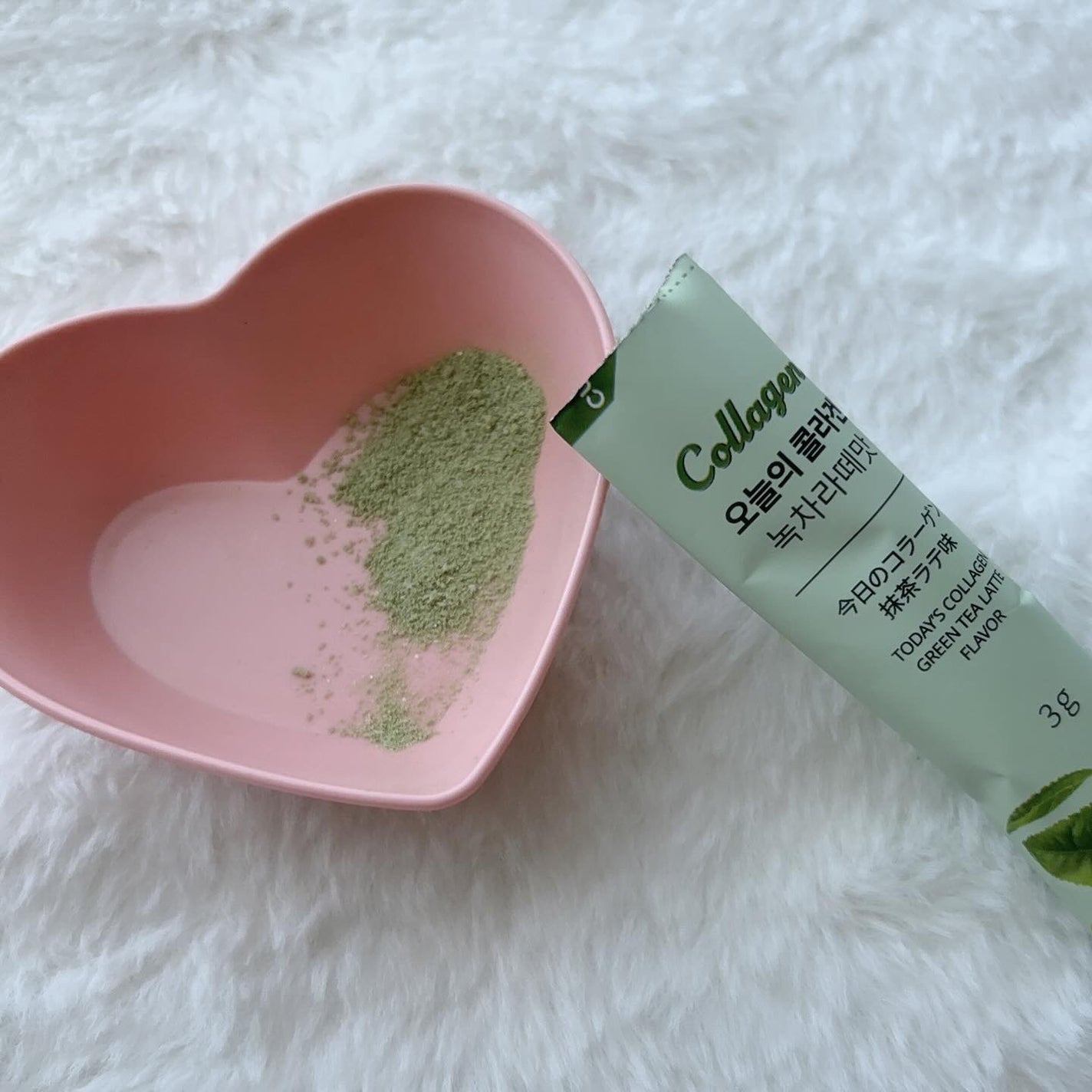 まろんくりーむ on LIPS 「*今日のコラーゲン 抹茶ラテ味お水なしで手軽に飲めるコラーゲン..」(7枚目)