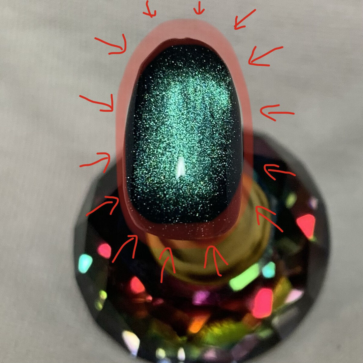 BRG ジェルネイル/DAISO/ジェルネイルを使ったクチコミ（3枚目）