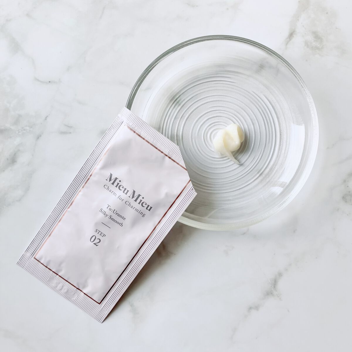 とぅるんて シルキースムース/MieuMieu/洗い流すヘアトリートメントを使ったクチコミ（3枚目）