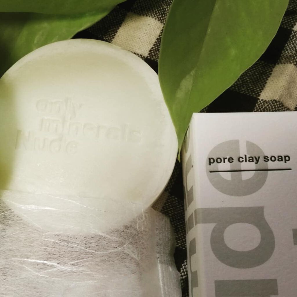 Nude ポアクレイソープ/ONLY MINERALS/洗顔石鹸を使ったクチコミ（1枚目）