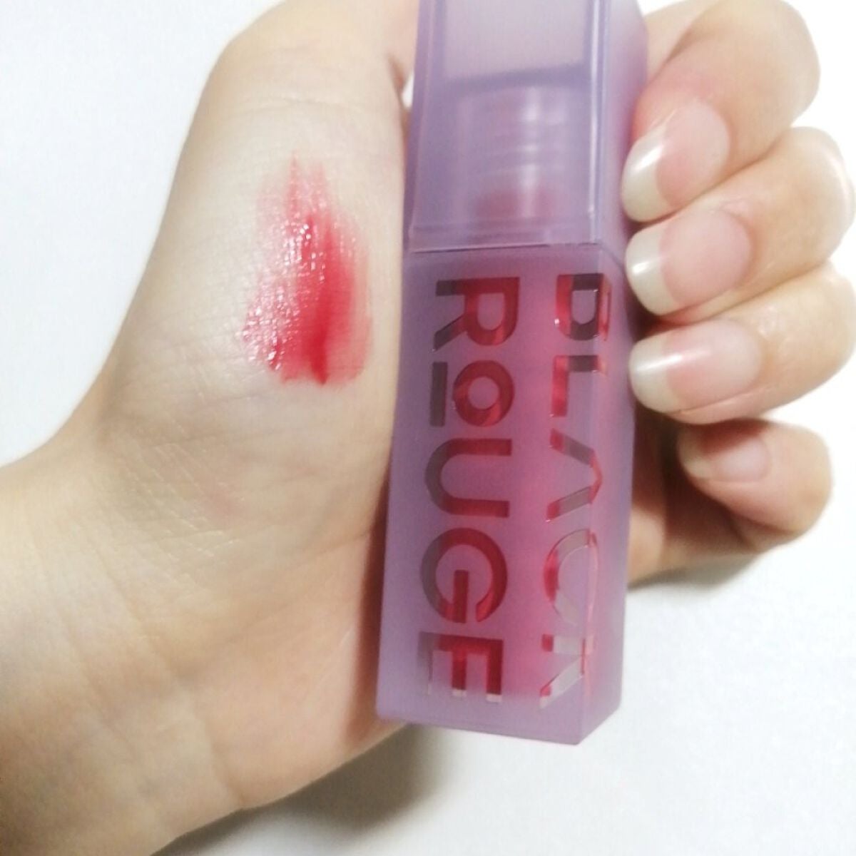 ダブルレイヤーオーバーベルベットティント/BLACK ROUGE/リップティントを使ったクチコミ(1枚目)