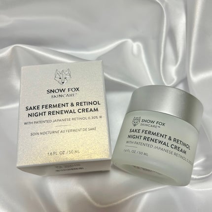 SAKE ナイトクリーム/SNOW FOX SKINCARE/フェイスクリームを使ったクチコミ(1枚目)