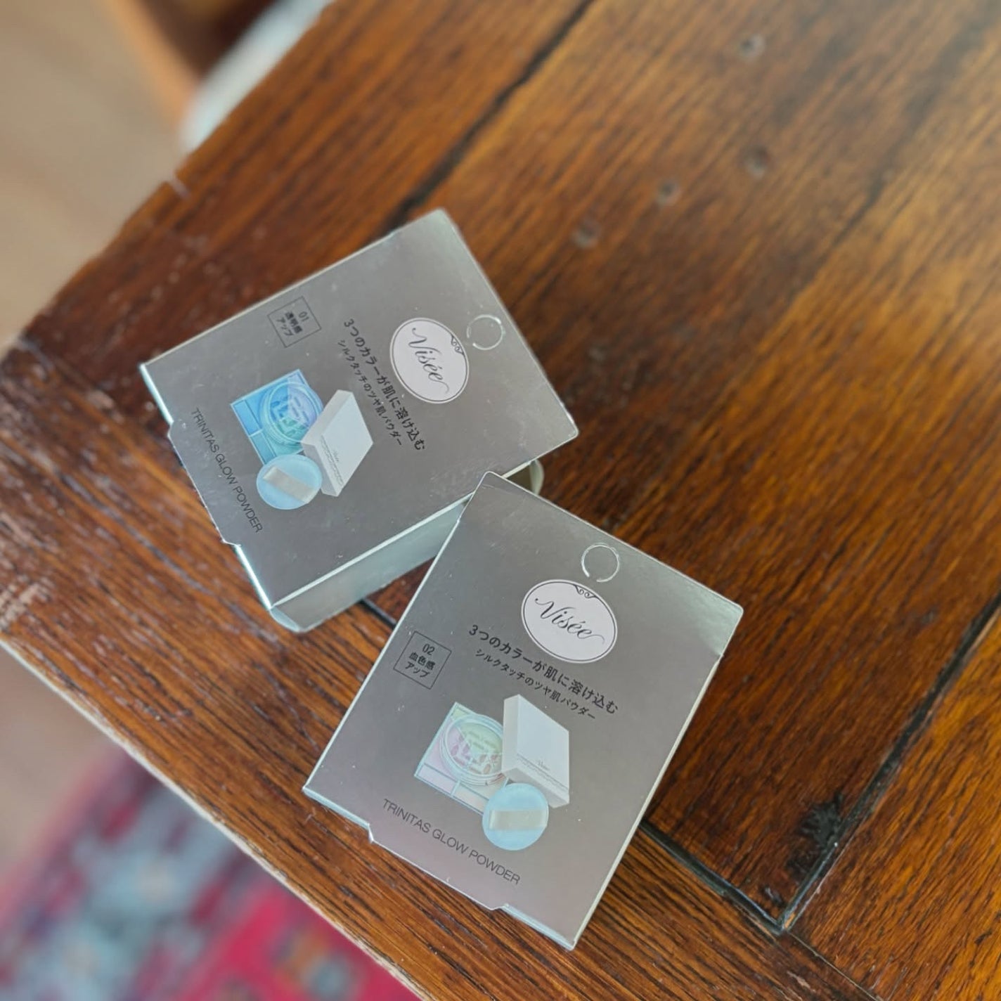 トリニタス グロウ パウダー/Visée/ルースパウダーを使ったクチコミ(2枚目)