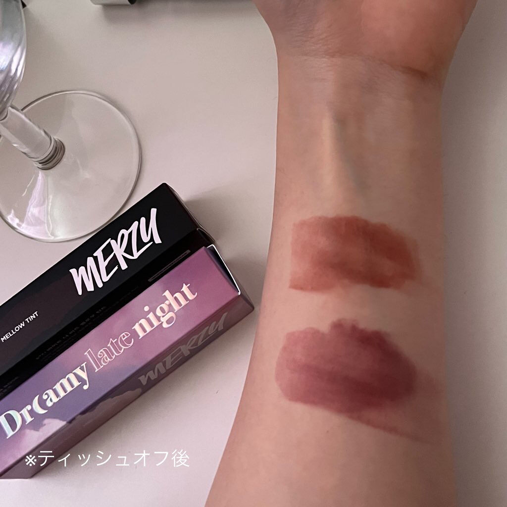 バイト ザ ビート メロウ ティント/MERZY/リップティントを使ったクチコミ（3枚目）