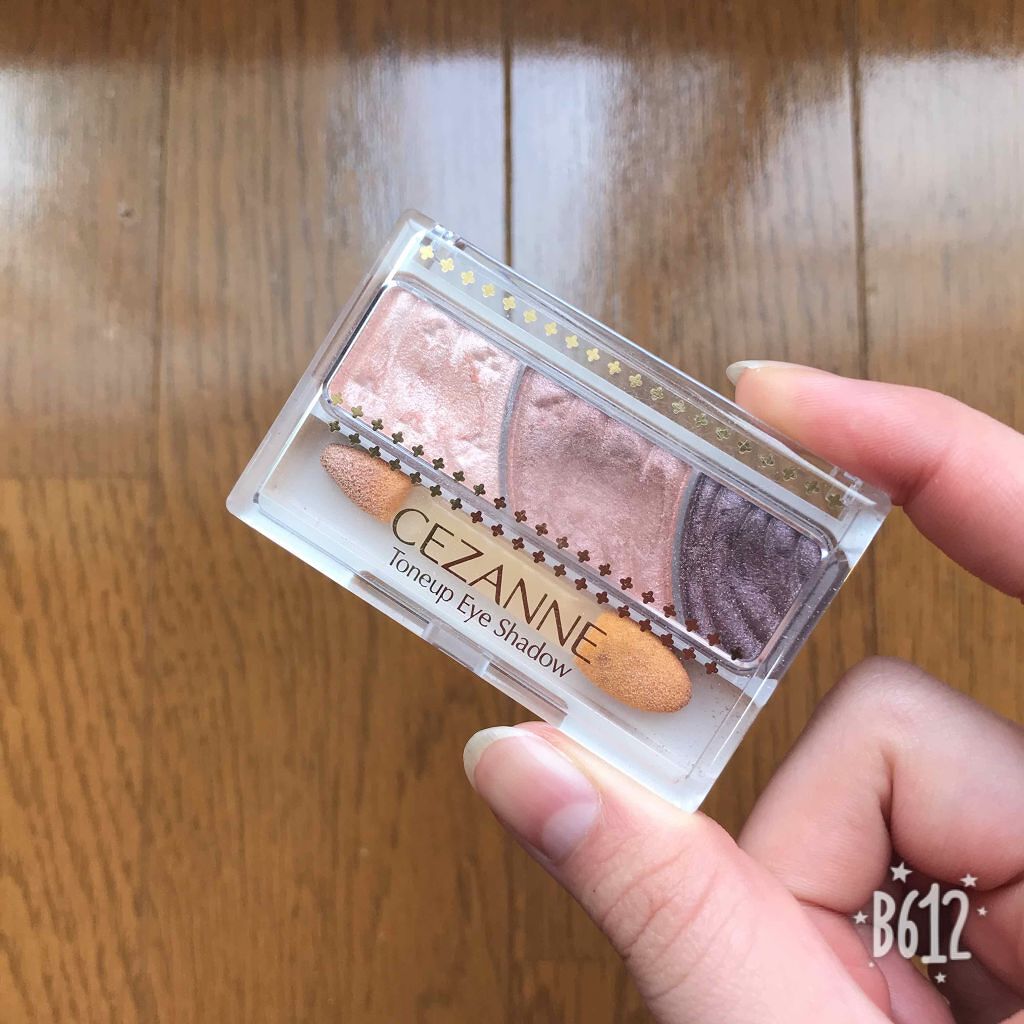 トーンアップアイシャドウ/CEZANNE/アイシャドウパレットを使ったクチコミ(1枚目)