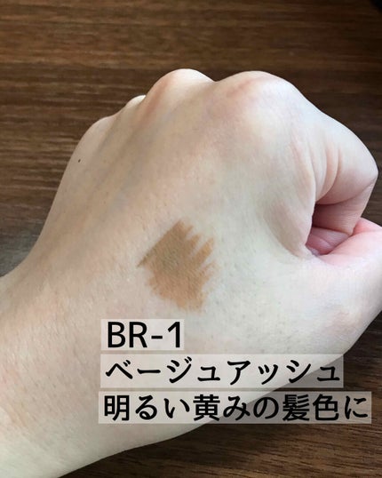 ヴィセ リシェ インスタント アイブロウ カラー BR-1 ベージュアッシュ/Visée/眉マスカラを使ったクチコミ(2枚目)