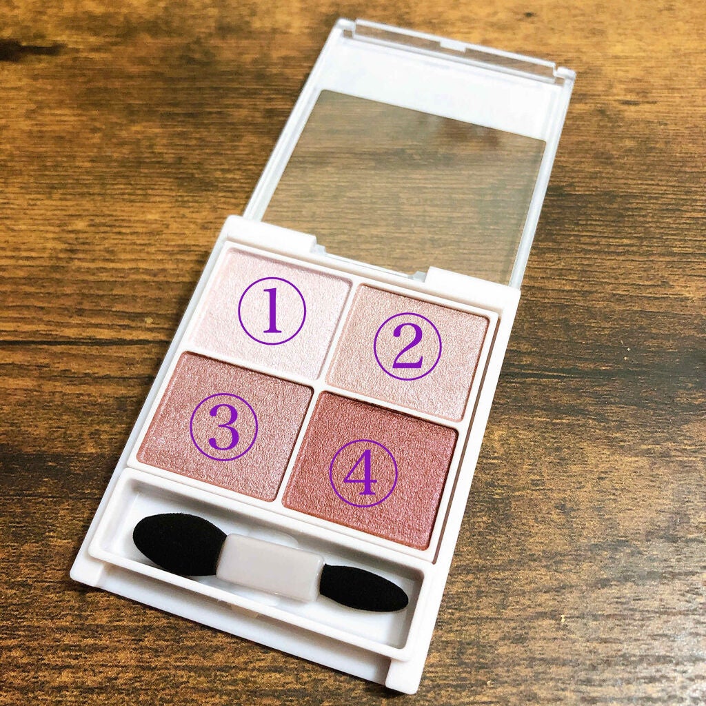 シルキースフレアイズ/キャンメイク/アイシャドウパレットを使ったクチコミ(2枚目)