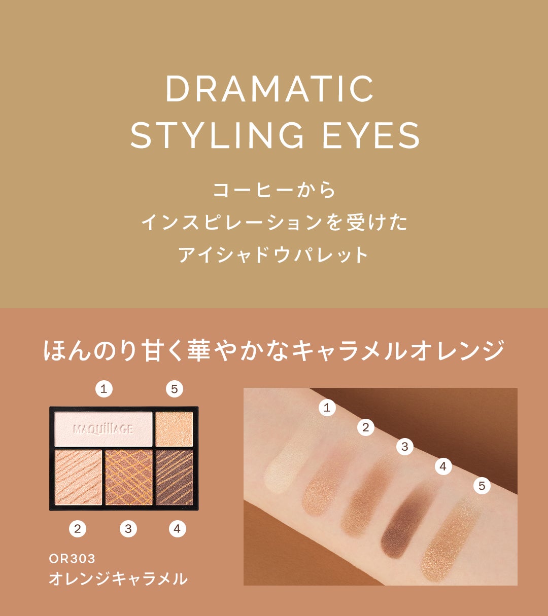 ドラマティックスタイリングアイズ/マキアージュ/アイシャドウパレットを使ったクチコミ(3枚目)