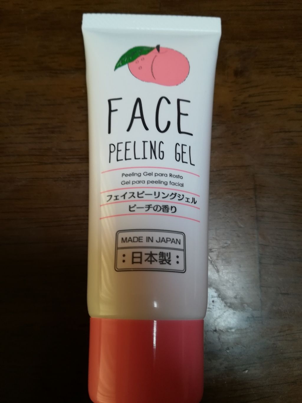 フェイスピーリングジェル ピーチの香り/DAISO/ピーリングを使ったクチコミ（1枚目）