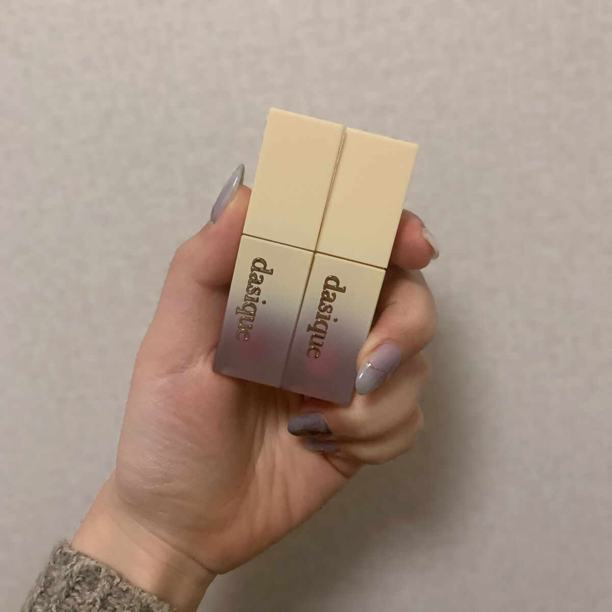 クリームドゥバターティント/dasique/リップティントを使ったクチコミ（2枚目）