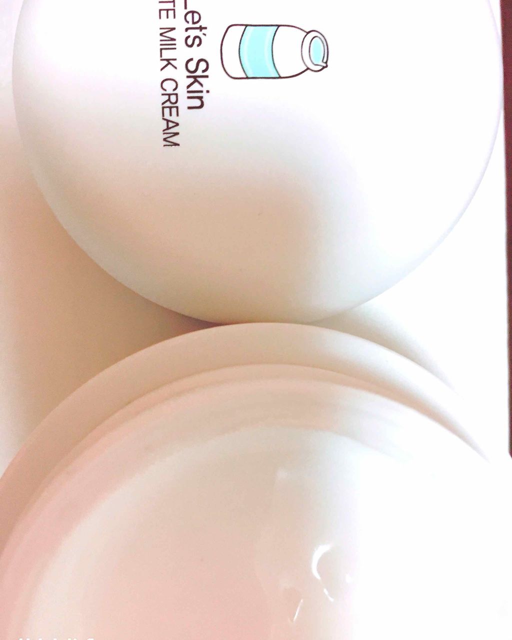 レッツスキン ホワイト ミルククリーム/SHINBEE JAPAN /フェイスクリームを使ったクチコミ(3枚目)