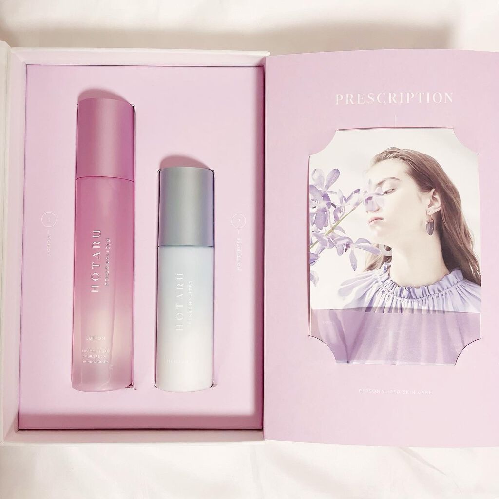  HOTARU PERSONALIZED LOTION／MOISTURIZER /HOTARU PERSONALIZED/スキンケアキットを使ったクチコミ（2枚目）