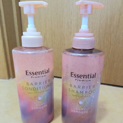エッセンシャルプレミアム バリアシャンプー・コンディショナー シルキー&スムース/エッセンシャル/市販シャンプーを使ったクチコミ(1枚目)