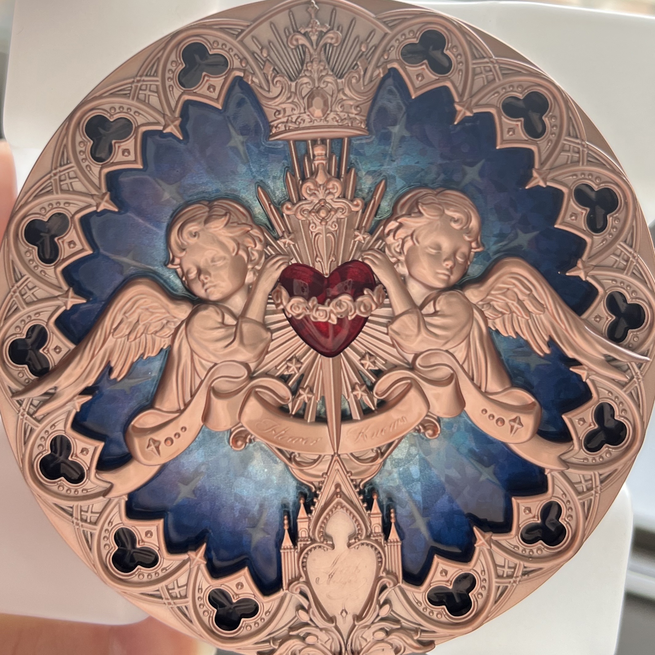 フラワーノーズ リトルエンジェルコレクション ハイライター L04 Moon River (月亮河)/FlowerKnows/パウダーハイライトを使ったクチコミ（3枚目）