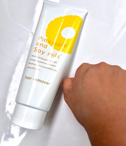 pink_cosme_jvo on LIPS 「パイナップル豆乳除毛クリームを使ってみました♪以前より気になっ..」(3枚目)