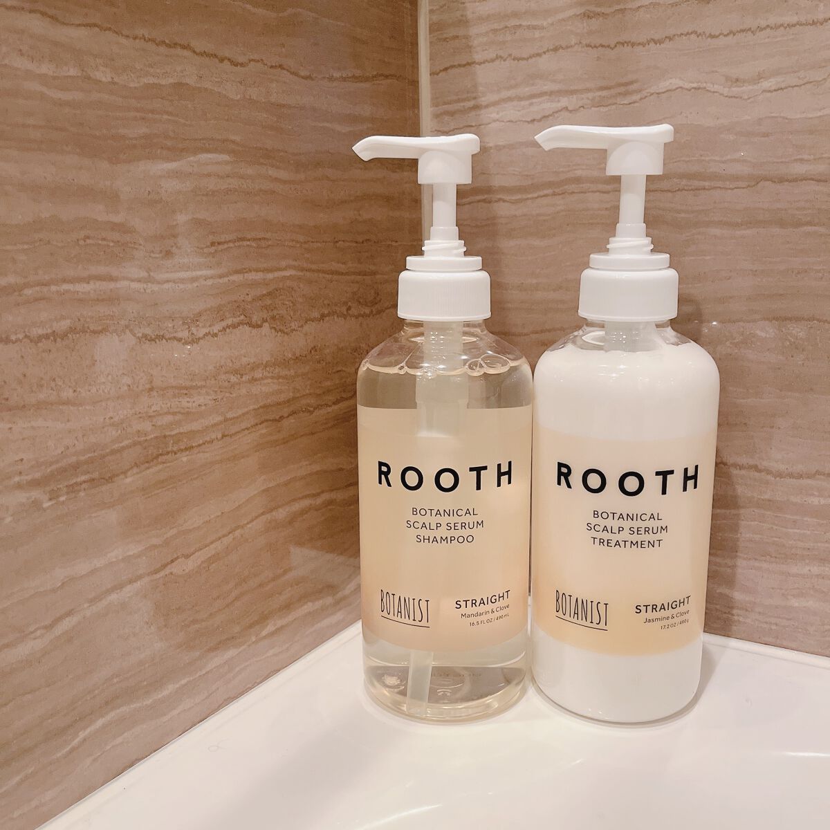ルース ボタニカルスカルプセラム シャンプー・トリートメント(ストレート)/BOTANIST/市販シャンプーを使ったクチコミ(5枚目)