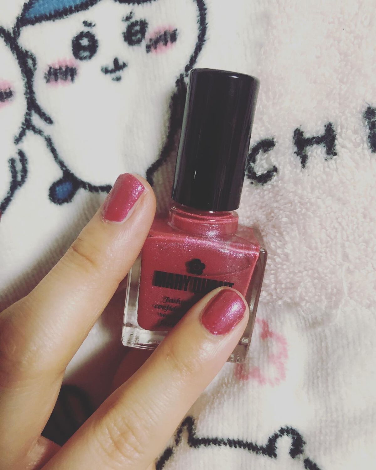 蝶るる on LIPS 「マリクワのチークとネイルポリッシュ購入しました! SNSで話題..」(2枚目)