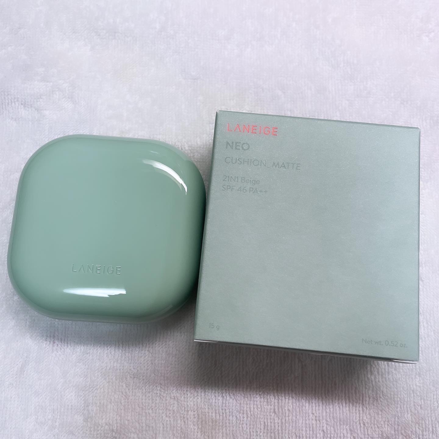 ネオクッション マット 21N/LANEIGE/クッションファンデーションを使ったクチコミ（1枚目）