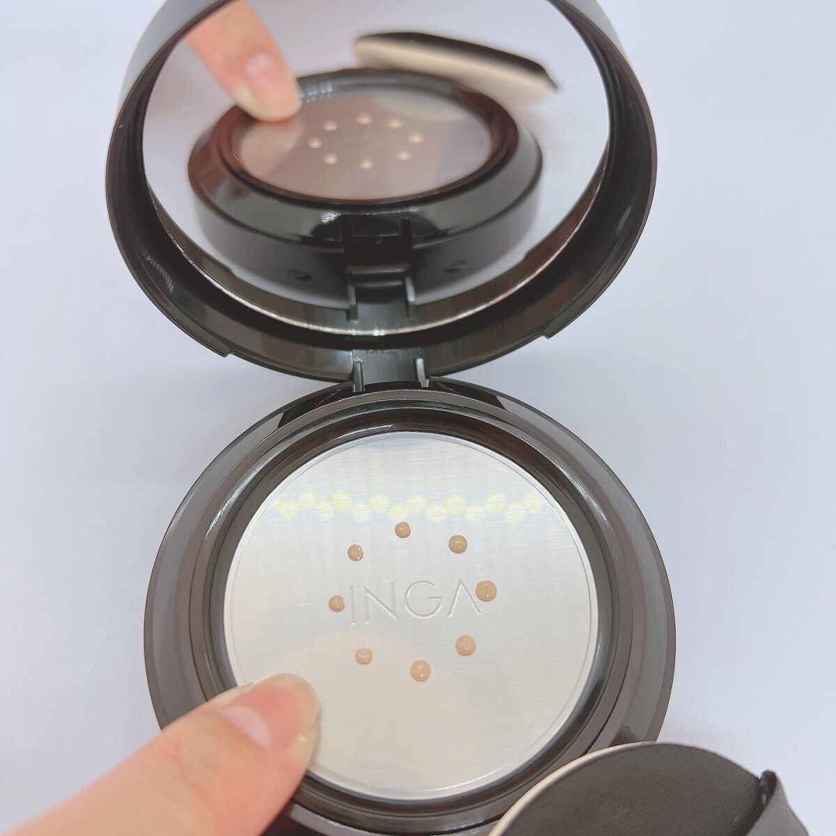 タトゥークッションファンデーション/INGA/クッションファンデーションを使ったクチコミ(3枚目)